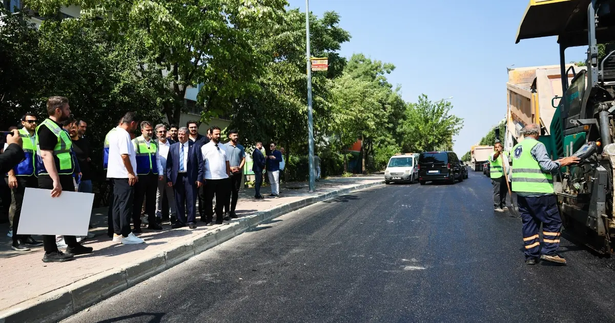 Bursa Panayır'ın altyapı ve yollarına Büyükşehir eli