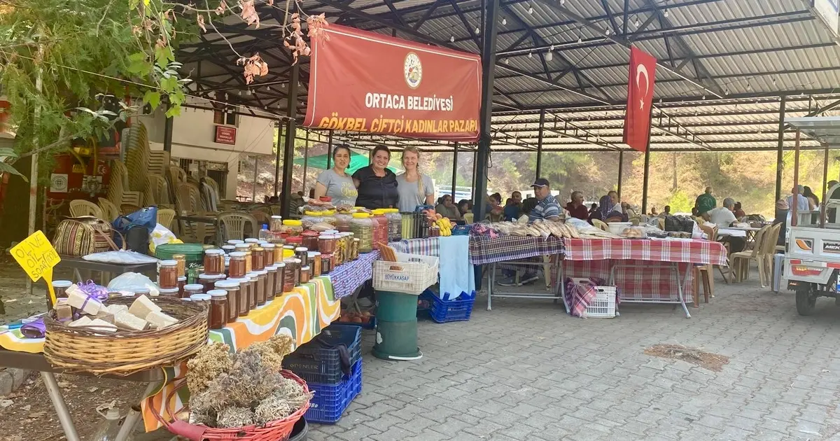 Muğla Ortaca’da Üretici Kadın Pazarı ilk kez kuruldu
