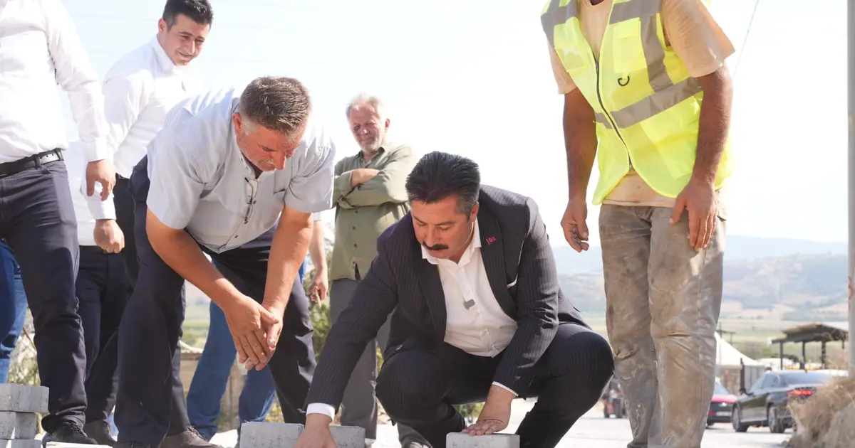 Bursa Yenişehir'de son 2 yılda 100 bin metrekare parke taşı döşendi