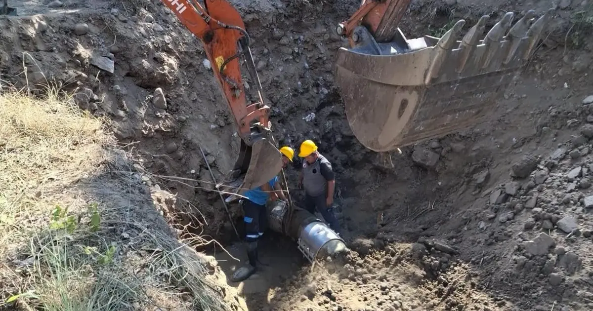 Balıkesir'de 40 yıllık içme suyu hattında bakım ve onarım