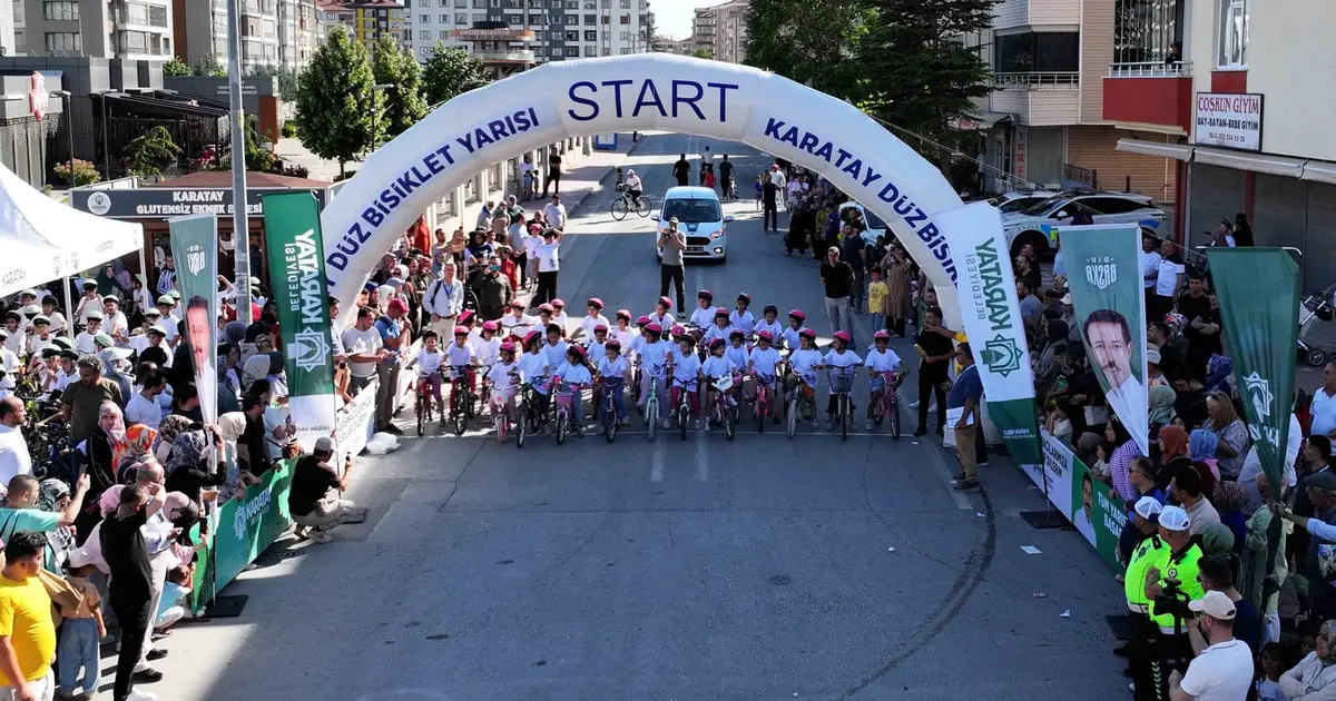 Konya Karatay'da 'Düz Bisiklet' heyecanı