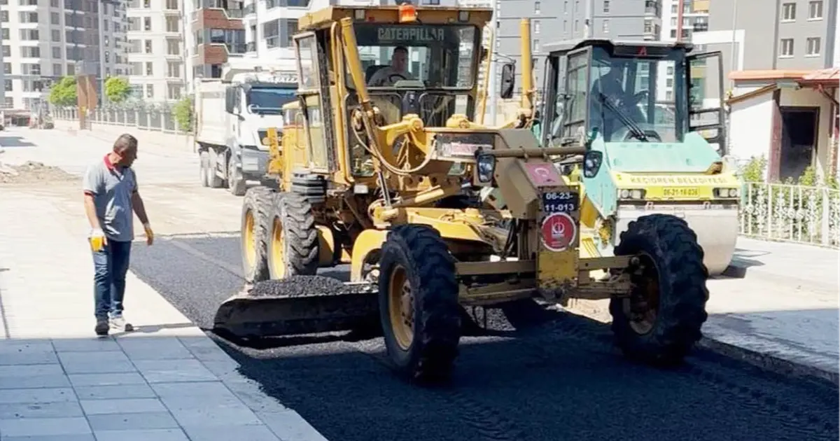 Ankara Keçiören'de Fen İşleri ekipleri sahada
