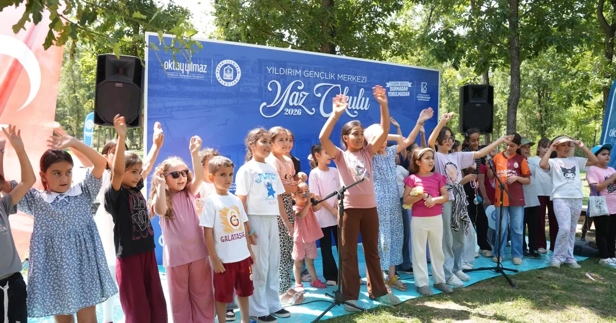 Bursa Yıldırım Gençlik Merkezi Yaz Okulu’nda mezuniyet coşkusu