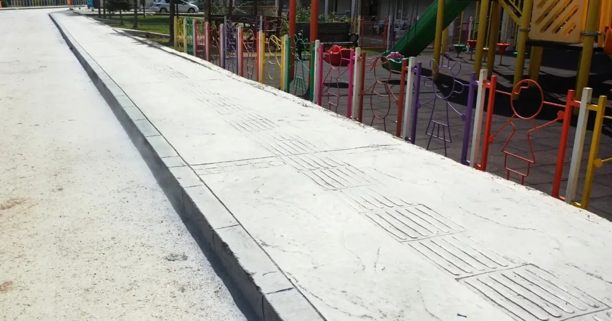 Ordu'da modern kaldırım çalışması