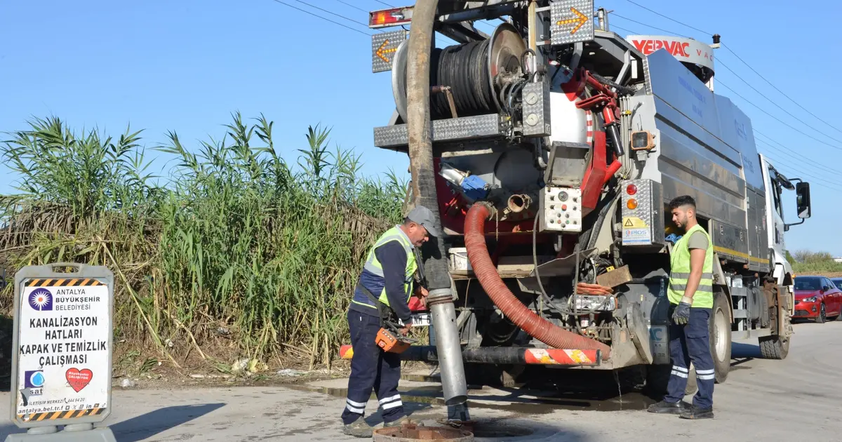 Antalya'da kanalizasyon altyapısına 6,8 milyar liralık yatırım