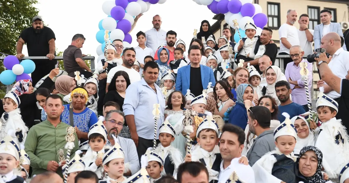 Bursa'da 40 mahalleden 200 çocuk sünnet şöleninde buluşuyor