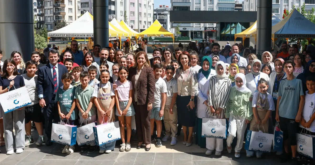 Gaziantep'te 11 farklı branşta 100 öğrenci final için yarıştı
