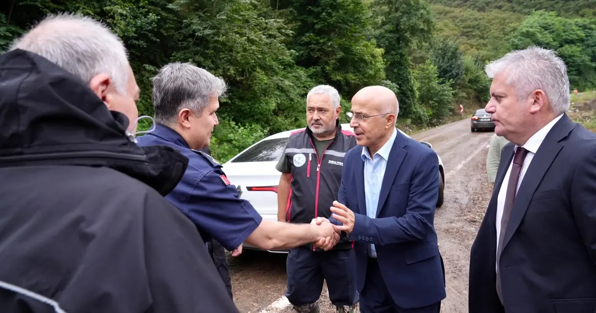 Giresun'da sel felaketinde seferber oldu