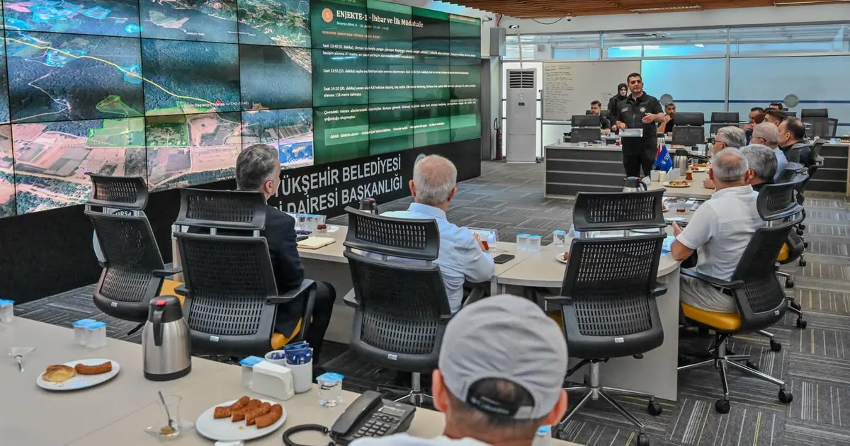 Bursa'da orman yangınlarına karşı koordinasyon tatbikatı