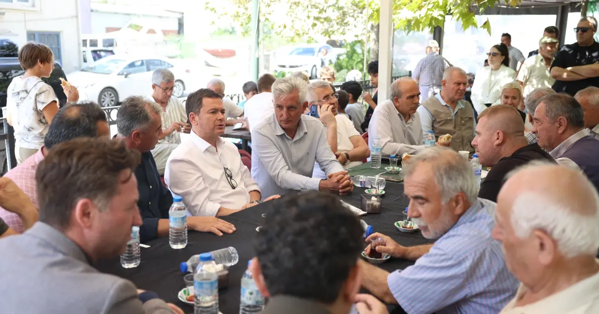 Bursa Osmangazi'de Başkan Aydın sorunları yerinde dinliyor