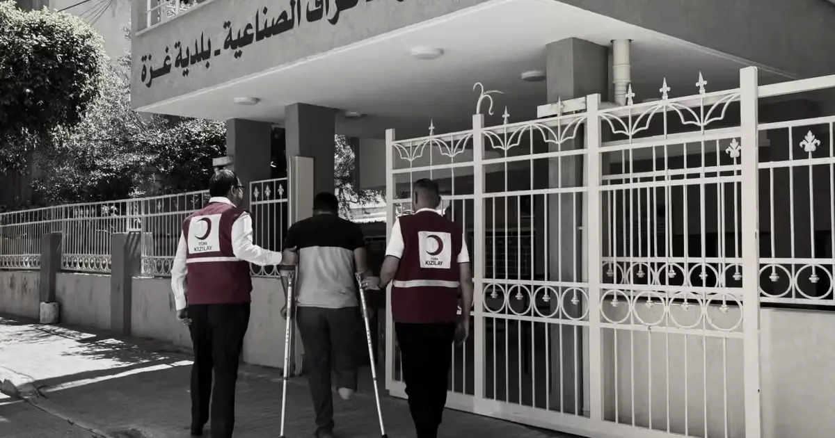 Türk Kızılay’dan Gazze’de ampüte bireylere protez desteği
