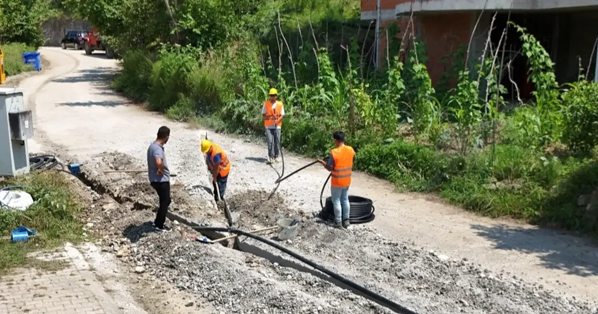 Trabzon Büyükşehir’den Araklı Ortaköy’e güçlü altyapı