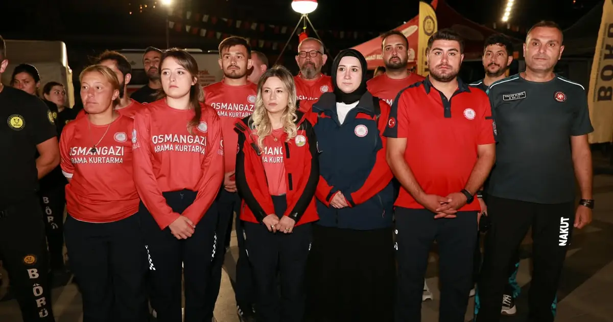 Bursa'da Osmangazi Belediyesi Marmara Depremini unutmadı