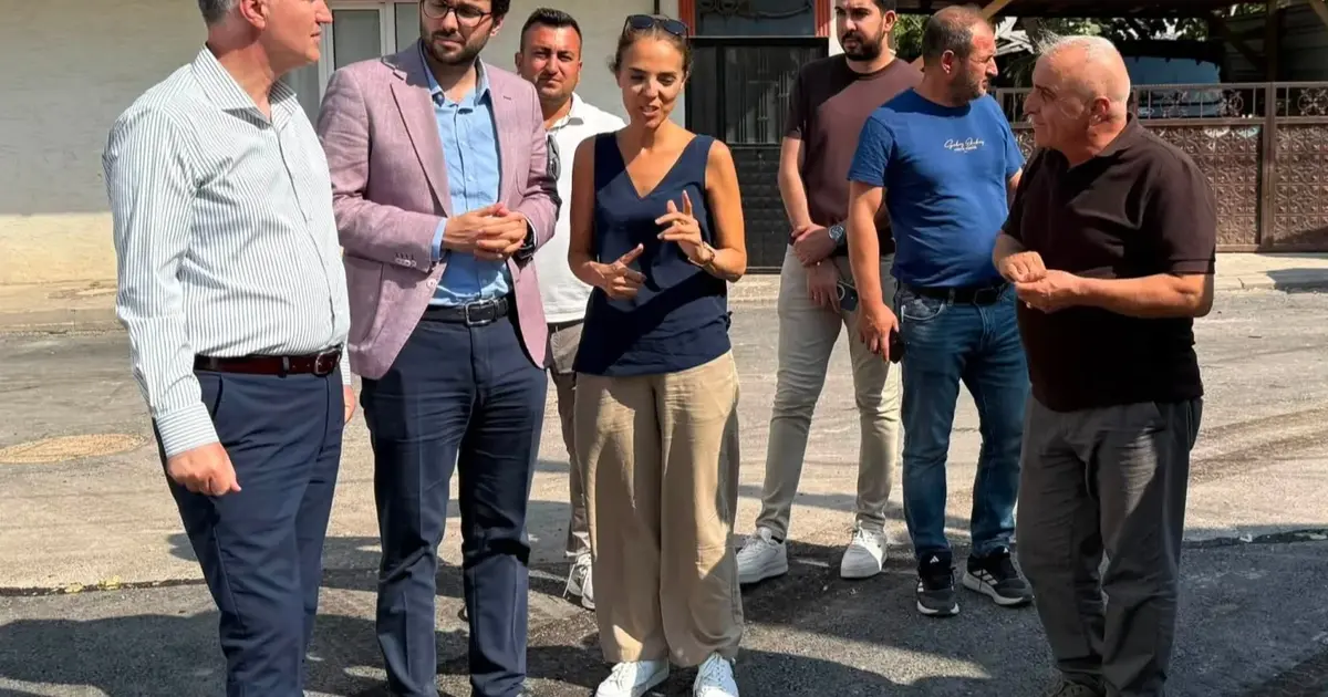 Bursa İnegöl'de Başkan Taban çalışmaları yerinde inceledi