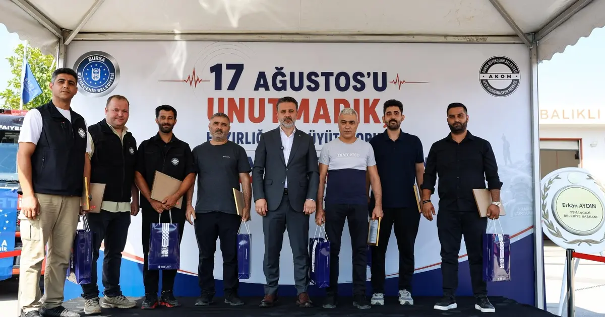 Bursa’da afetlere hazırlık için yeni yatırımlar hizmete alındı