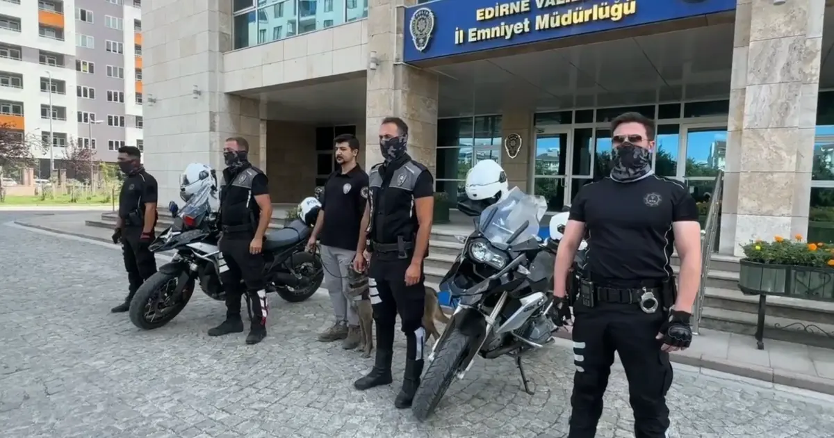 Narkotimler Edirne’de sahaya indi