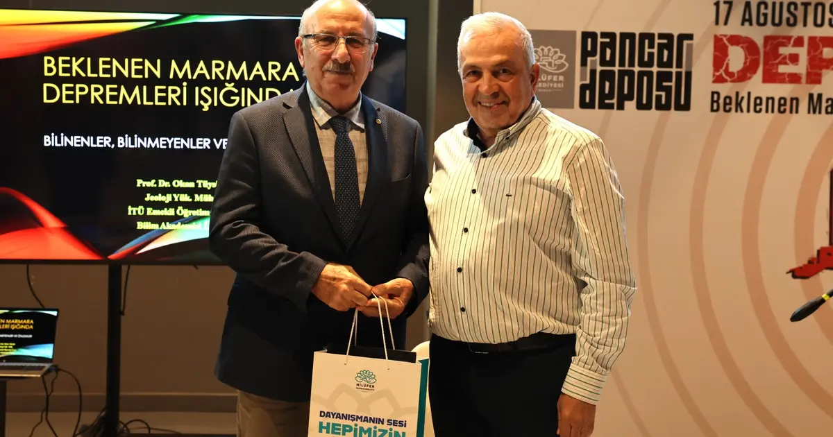 Prof. Dr. Okan Tüysüz uyarılarını Nilüfer'den yaptı