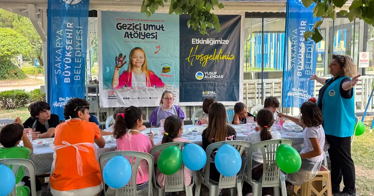 Sakarya'da çocukların umudu gezici atölyelerle yaygınlaşıyor