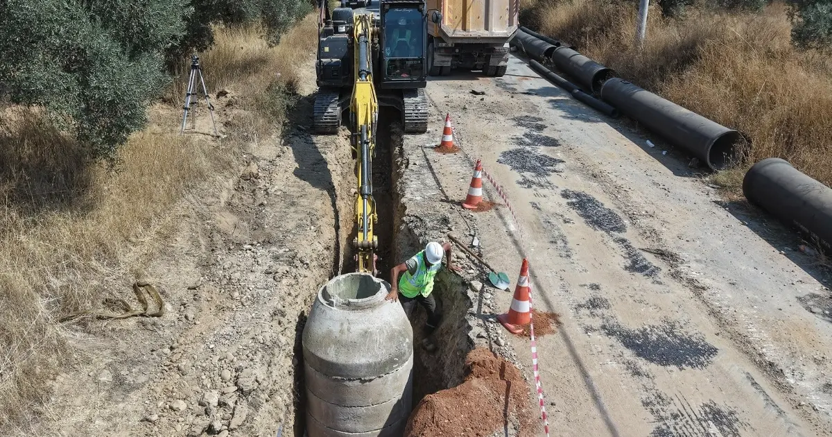 Muğla Menteş’te kanalizasyon altyapısına ilk adım