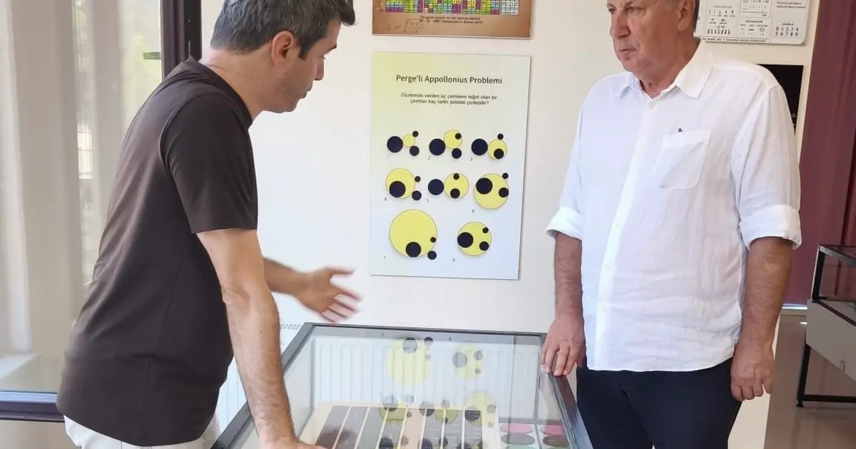 Muharrem İnce’den Bursa’da Matematik Müzesi ziyareti