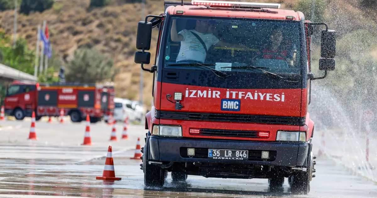 İtfaiyecilere zorlu eğitim!