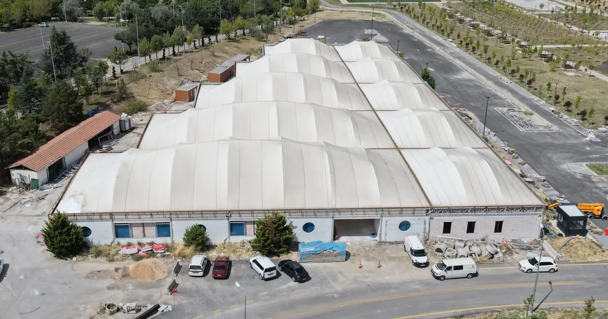 Ankara'da Göksu Parkı’ndaki pazar yeri yenileniyor