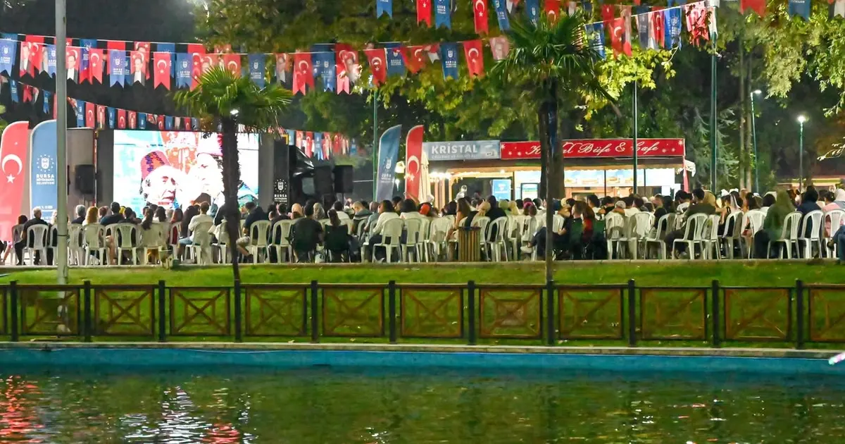 Bursa Büyükşehir'den Kültürpark'ta Yeşilçam esintisi