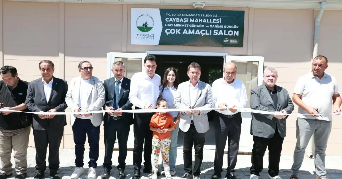Bursa Osmangazi Belediyesi’nden çok amaçlı salon hizmeti