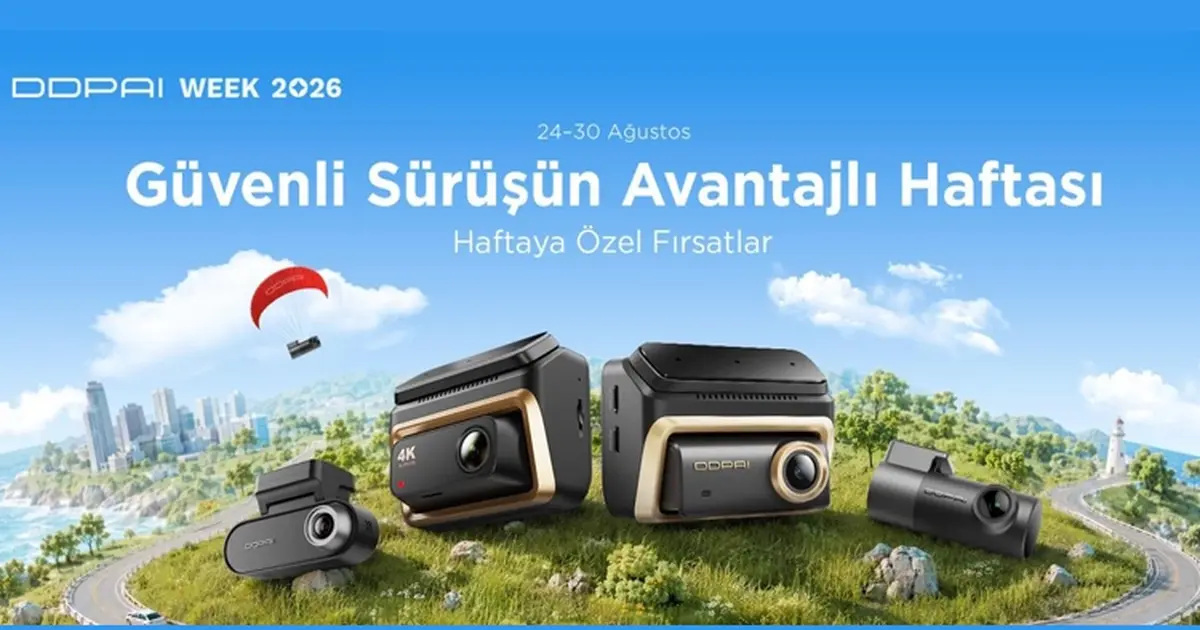 DDPAI Week ilk kez Türkiye'de başlıyor... Akıllı araç kameralarında özel indirimler ve hediyeler