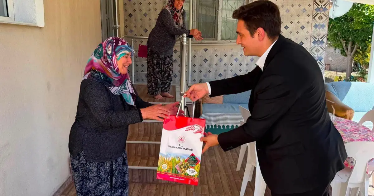 Kaymakam Güzel'den İbriktepe’de şehit aileleri ve gazilere ziyaret