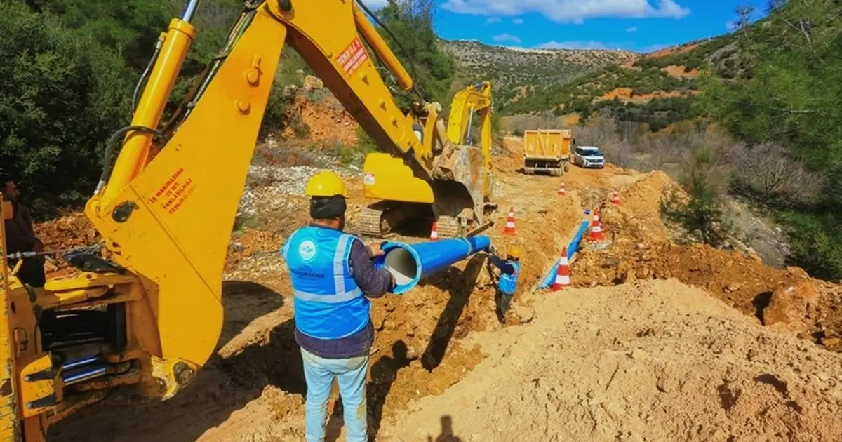 Denizli Çal’da içme suyu hattı yenilendi