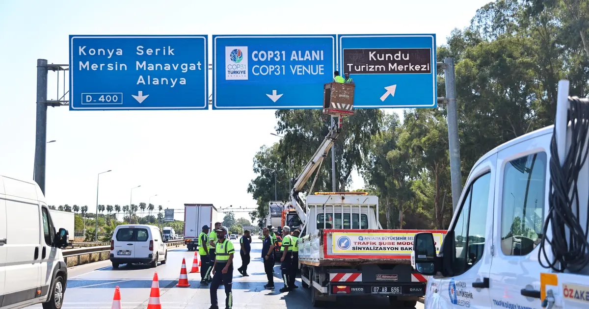 Antalya’nın yolları COP31 İklim Zirvesi’ne hazırlanıyor