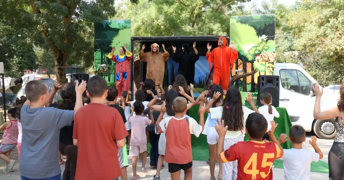 Kocaeli'de çocuklar tatilin tadını eğlenceyle çıkardı