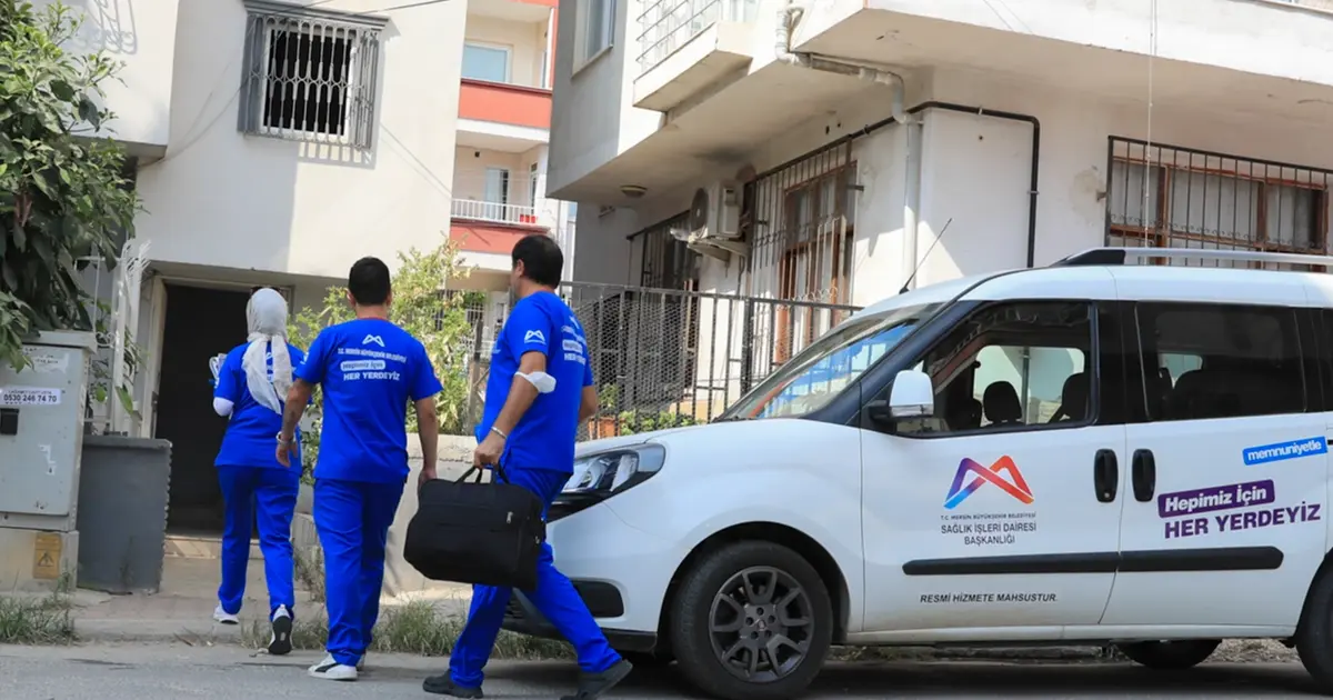 Mersin’de evde sağlık ve bakım hizmetleri vatandaşın yanında