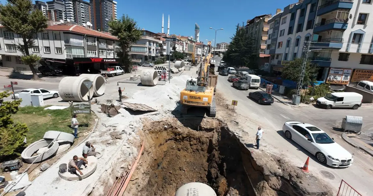 Başkent’te 40 yıllık altyapı sorunu çözülüyor