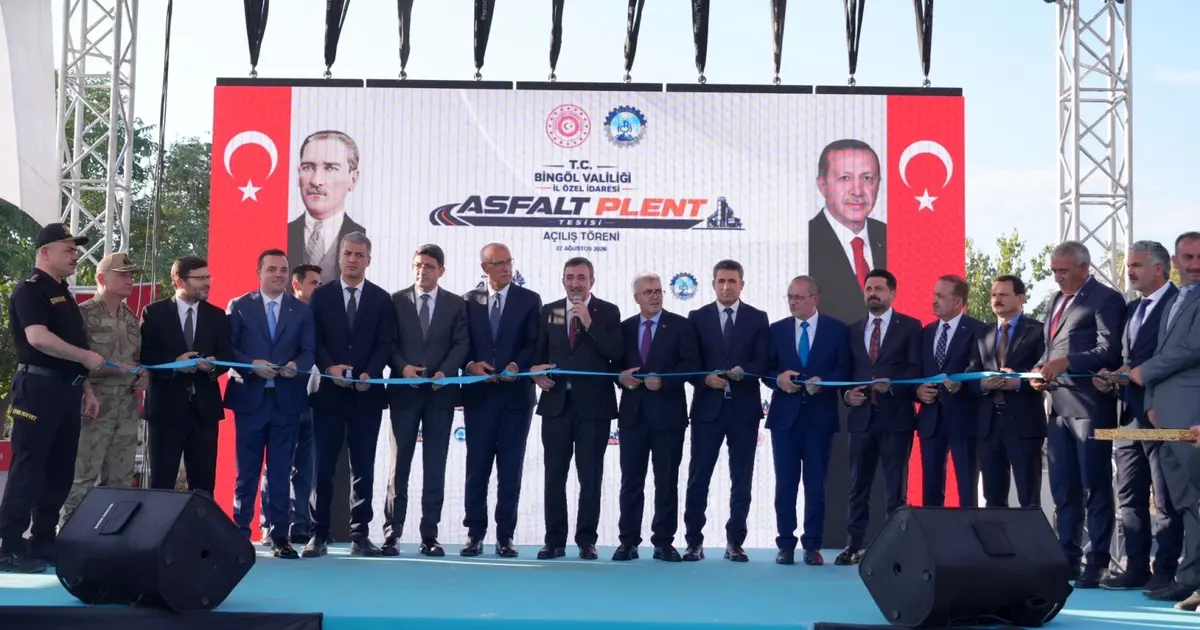 Bingöl’e yeni asfalt plent tesisi kazandırıldı