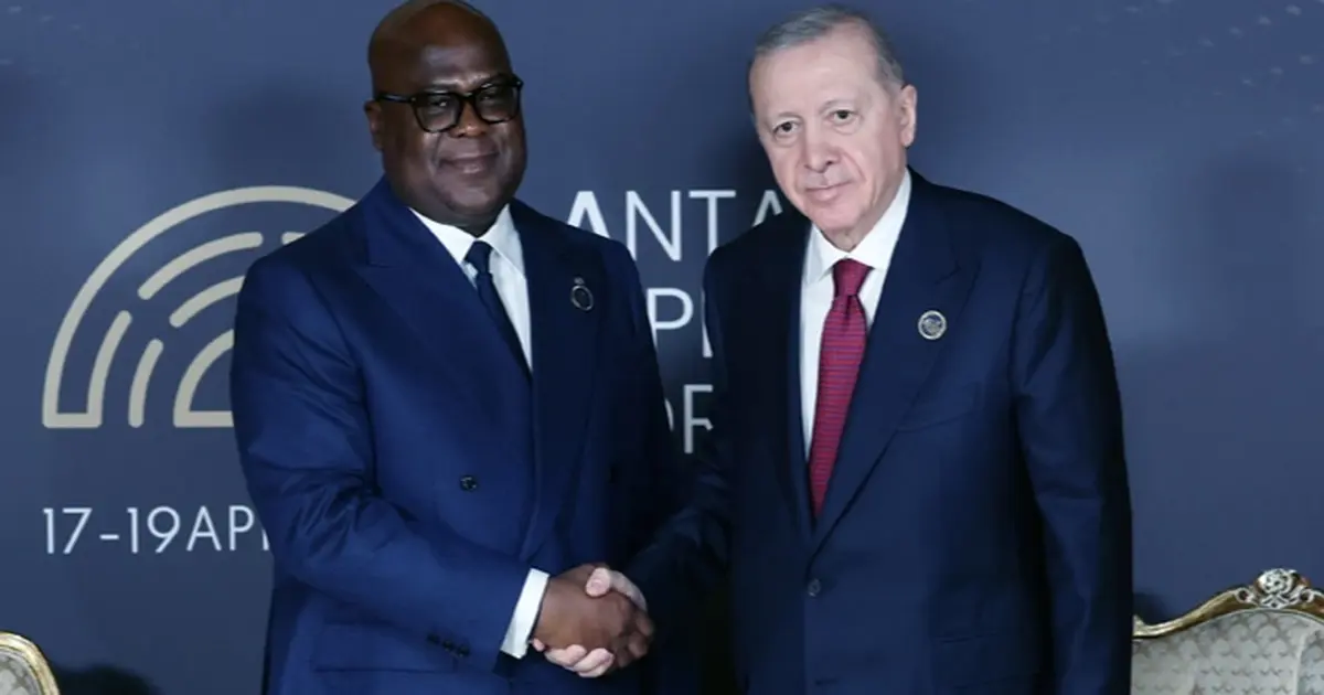 Cumhurbaşkanı Erdoğan Kongolu mevkidaşı ile telefonla görüştü