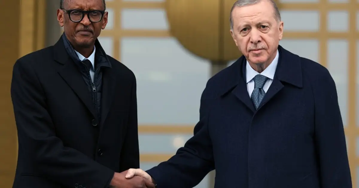 Cumhurbaşkanı Erdoğan ile Kagame ile görüştü