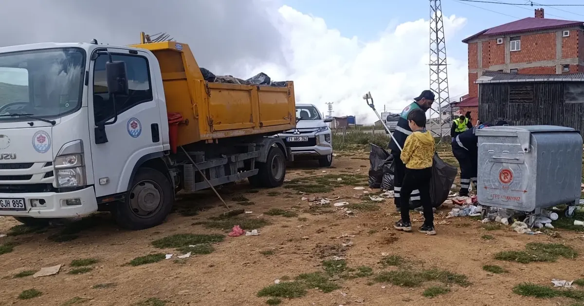 Trabzon'da Kurtdere ve Camiboğazı yaylalarında temizlik
