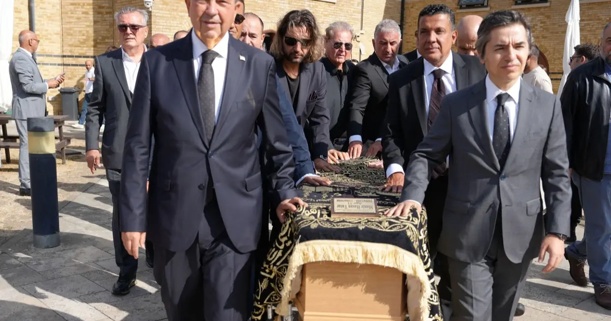 KKTC 5. Cumhurbaşkanı Ersin Tatar, yeğenini Londra’da son yolculuğuna uğurladı