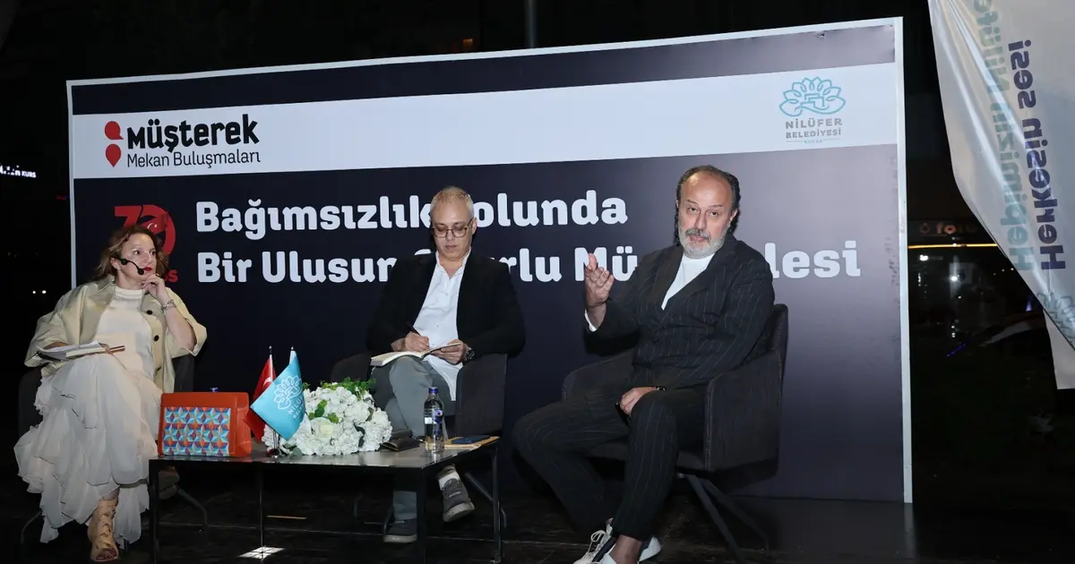 Bursa Nilüfer'de Müşterek Mekan’da bağımsızlık ve Cumhuriyet söyleşisi