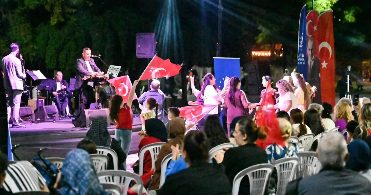 Bursa Kültürpark'ta zafer coşkusu