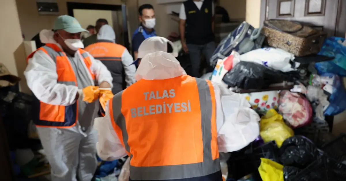 Kayseri Talas'ta çöp ev ihbarına hızlı müdahale - Gündem Haberleri