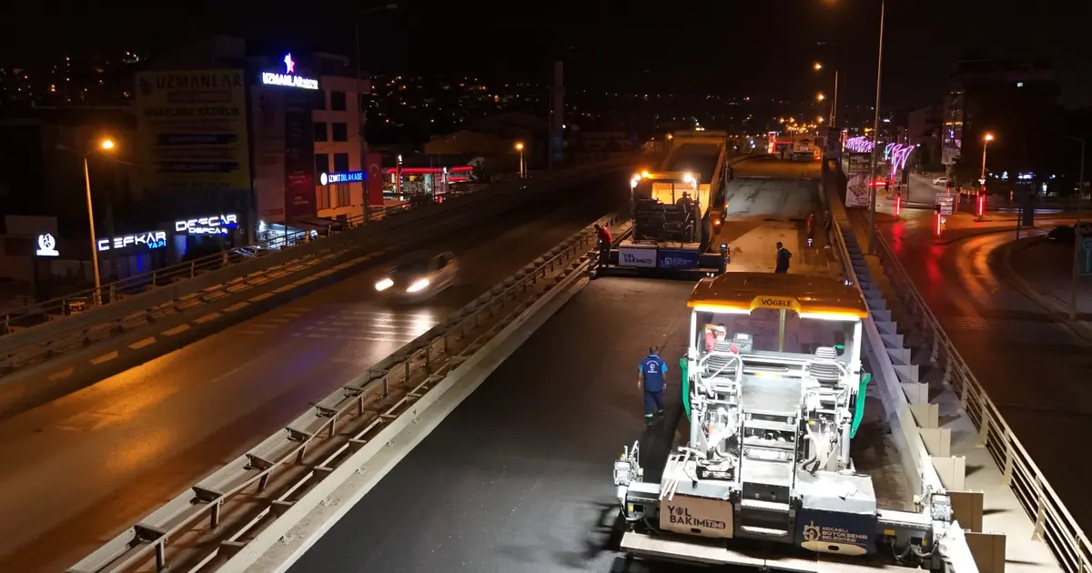 Kocaeli'de Yahya Kaptan Köprüsü yenileniyor