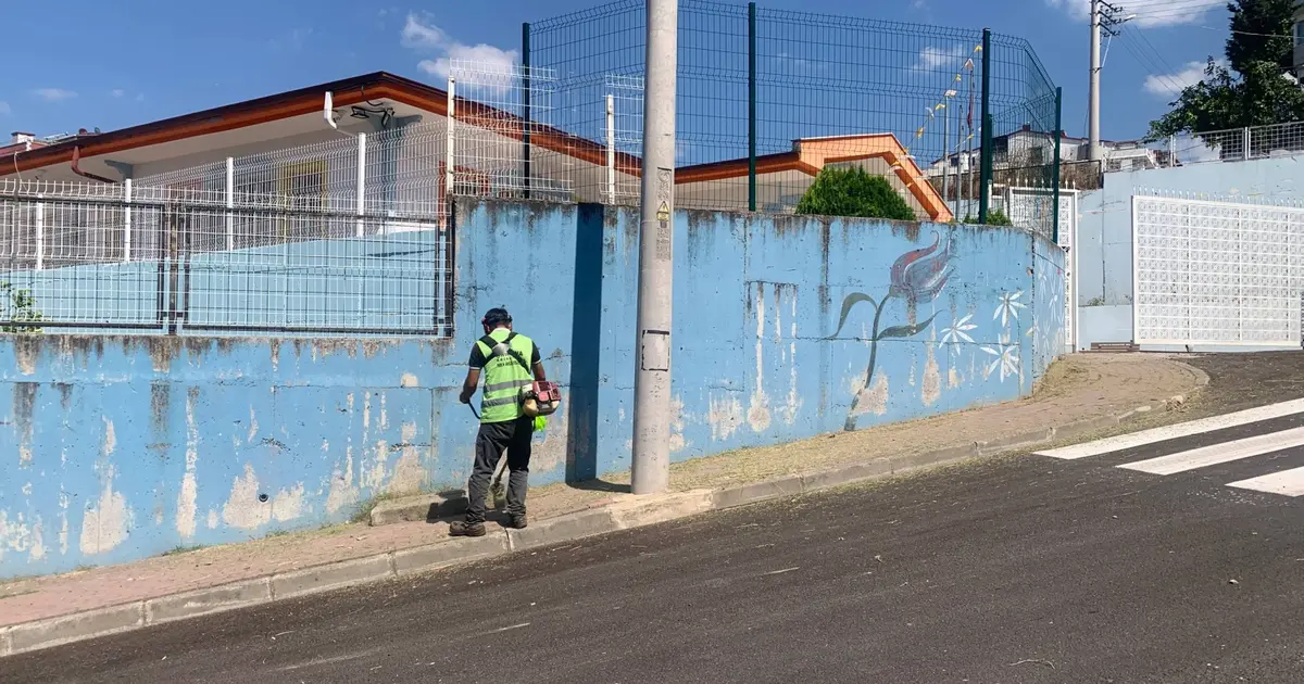 Kocaeli Çayırova’daki okullarda bakım çalışması sürüyor