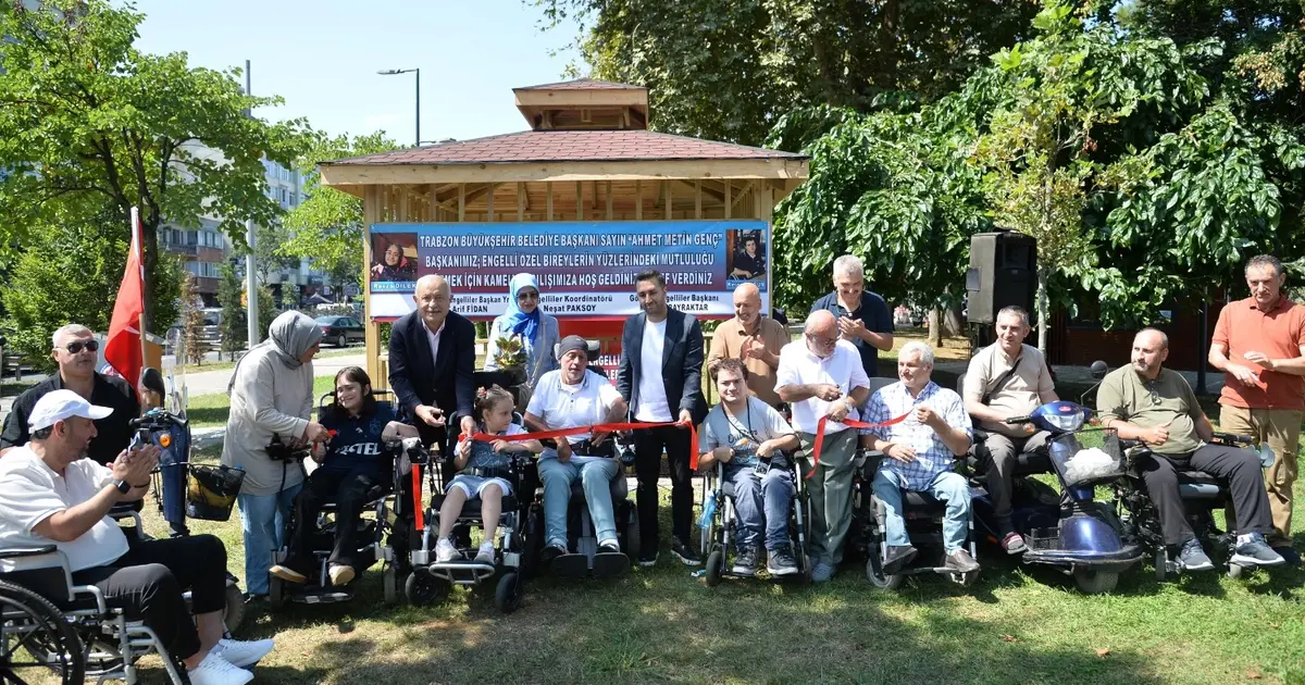 Trabzon’da özel gereksinimli bireylere özel kamelya