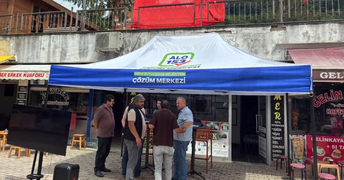 Ordu’da 153 Çözüm Merkezi Çamaş’ta vatandaşlarla buluştu - Gündem Haberleri