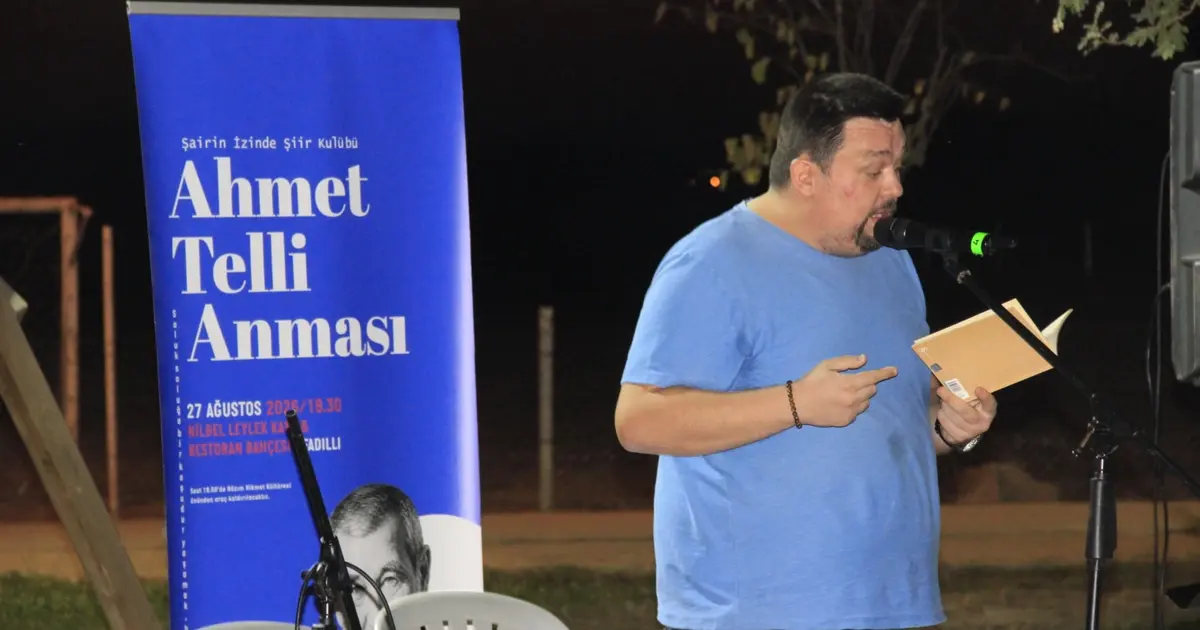 Usta şair Ahmet Telli Nilüfer’de şiirleriyle anıldı