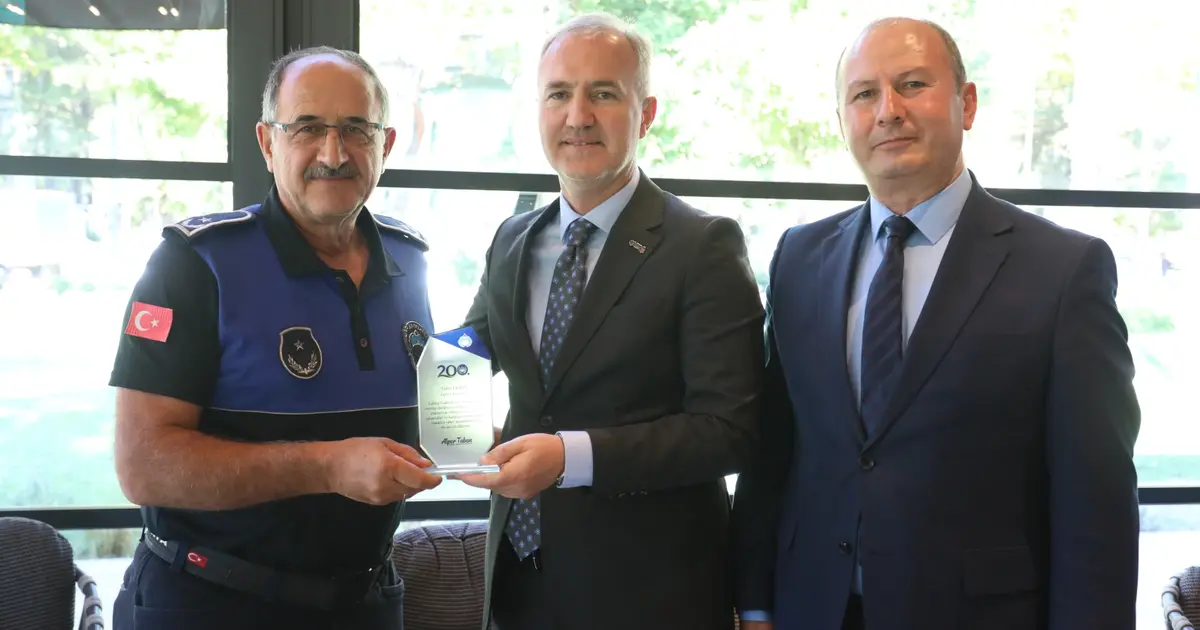 Bursa İnegöl'de Başkan Taban zabıta personeliyle buluştu
