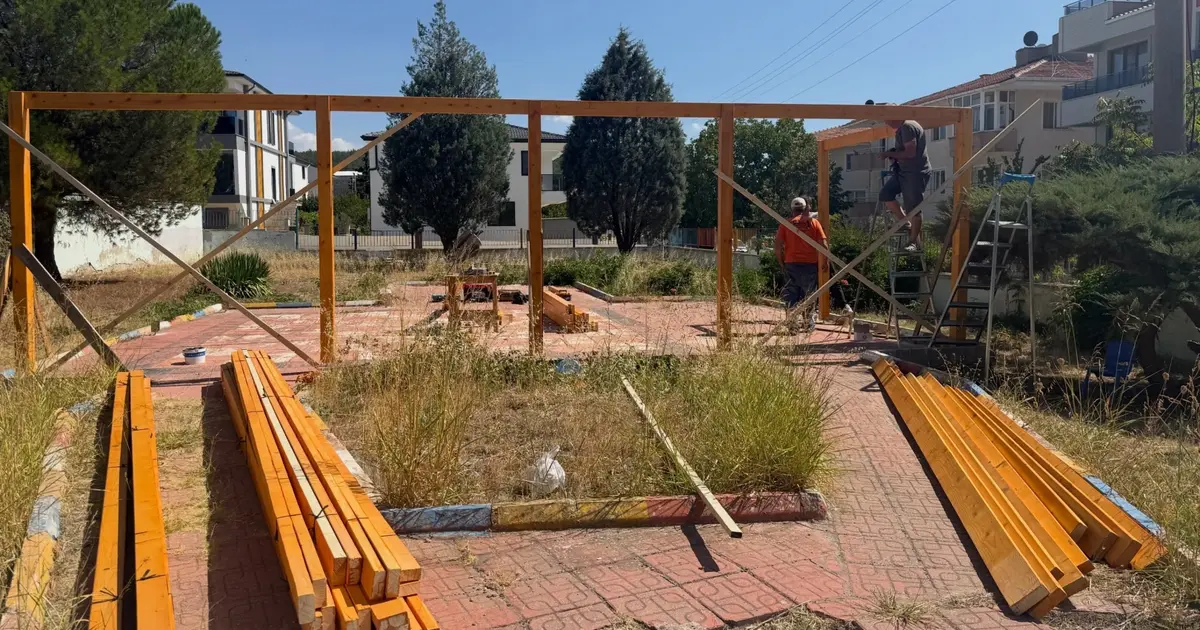 Keşan'da merhum Vahit Ersöz’ün anısına açık hava anasınıfı projesi